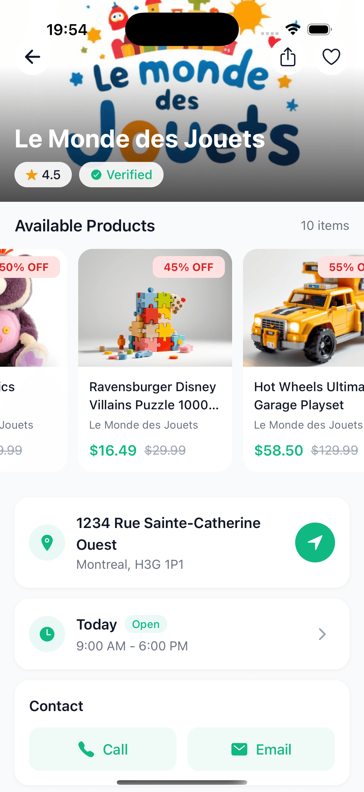 Ludicycle App - Store with discounted toys